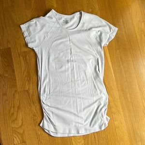 light pink athleta shirt